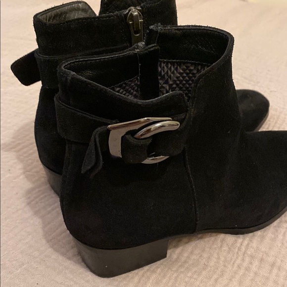 AQUATALIA Elegant Black Ankle Boots. Size 8. Made in Italy - Picture 3 of 10